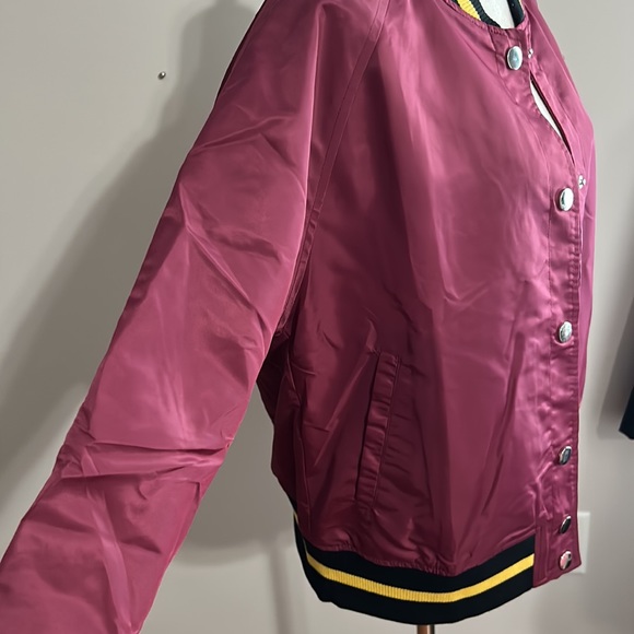 Button Front Track Jacket - Picture 2 of 4